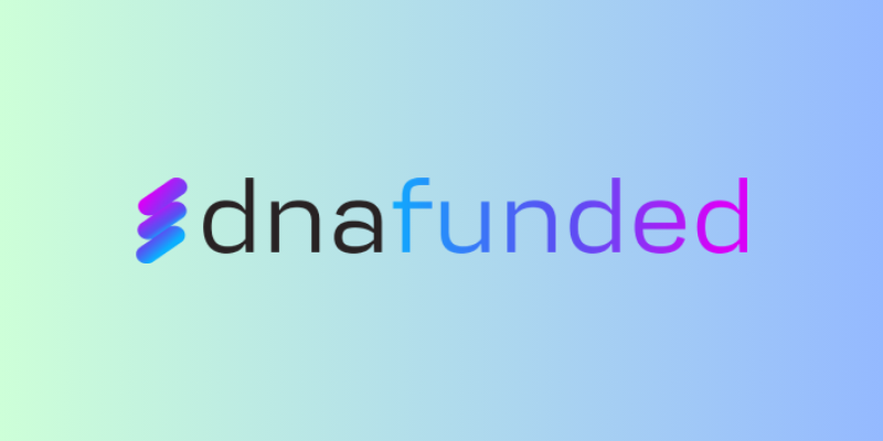 DNA Funded logo — a standout prop firm with best spreads for forex and crypto traders.