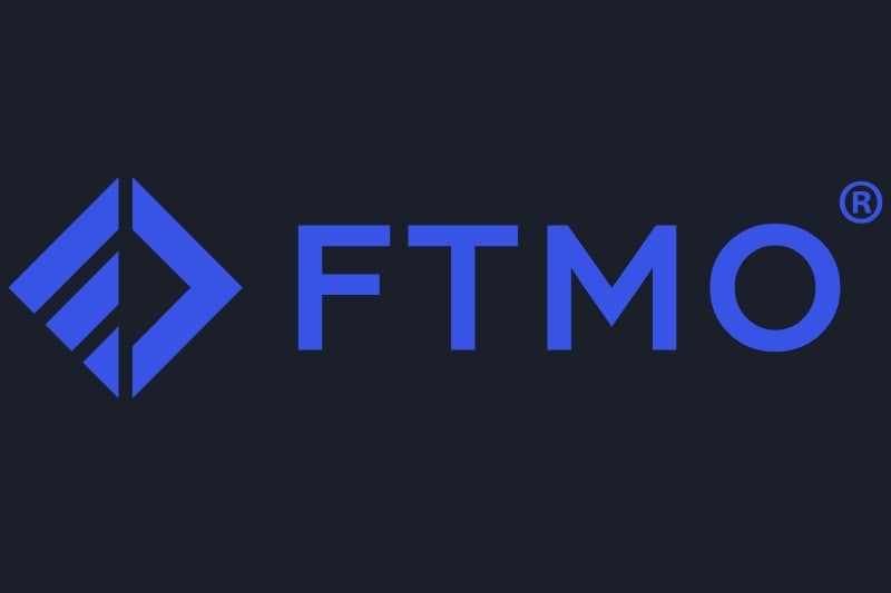 FTMO logo, representing one of the largest prop trading firms offering funded trader programmes